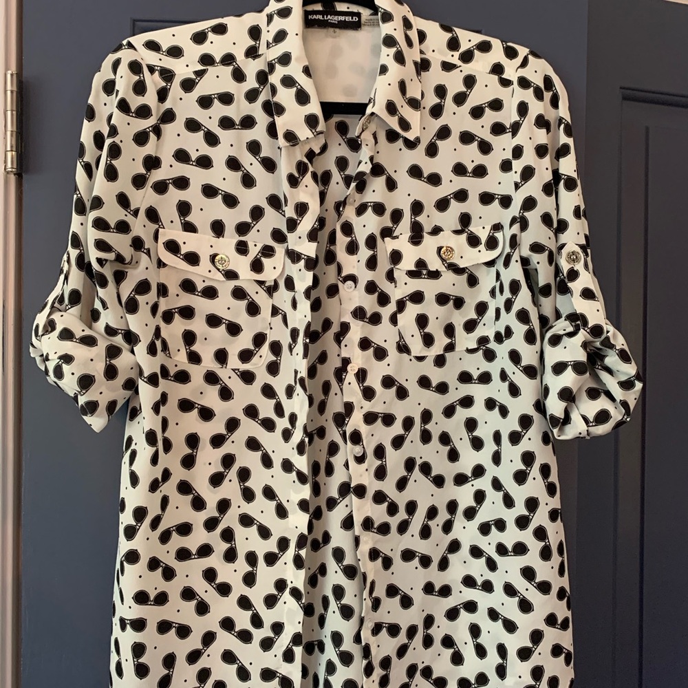 Karl Lagerfeld Sunglasses Buttondown